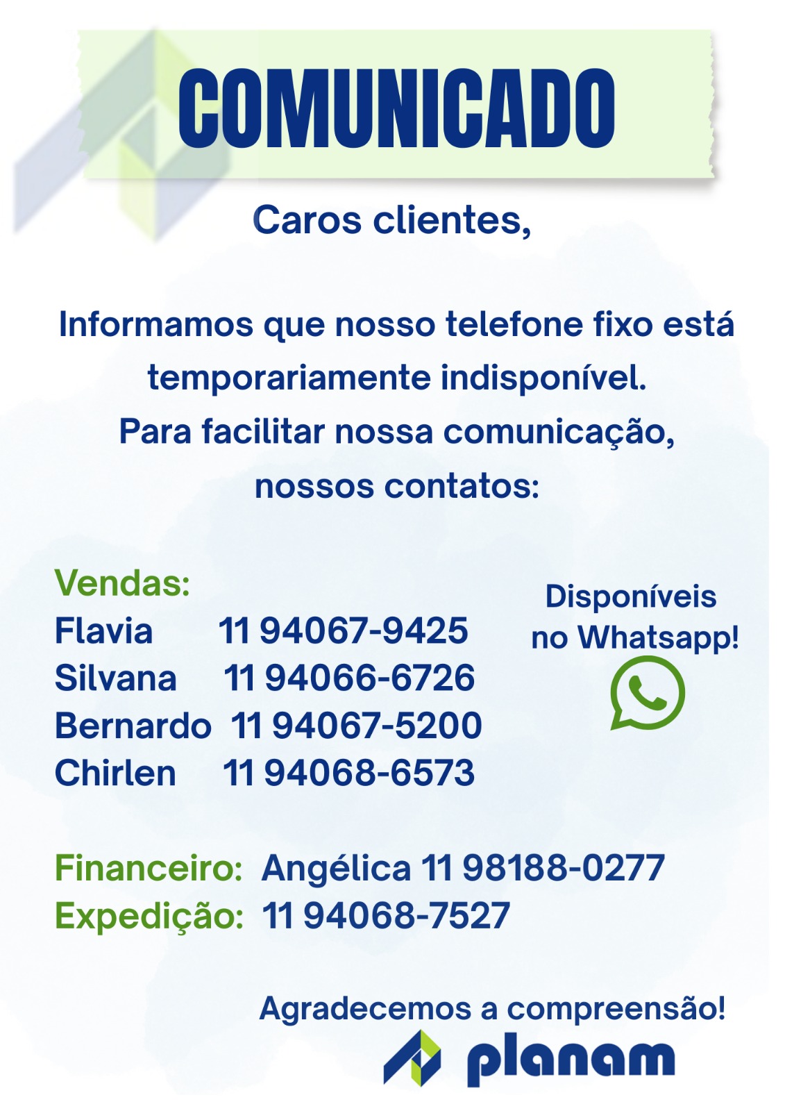 Problema com o Telefone